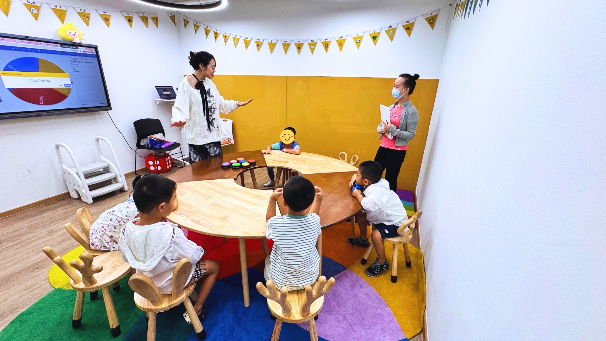 课堂实况 - 作品分享时刻